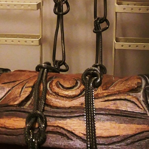 Knotted mesh rope chain - Picture 1 of 5